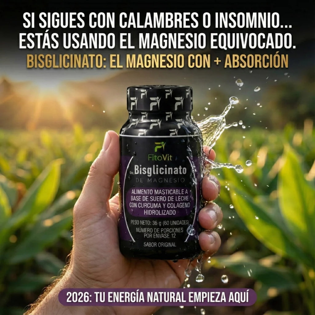 Bisglicinato de Magnesio: Movimiento, energía y bienestar total.