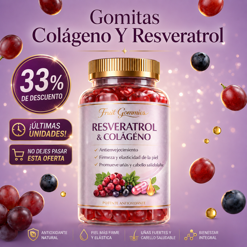 Gomitas Colageno Y Resveratrol